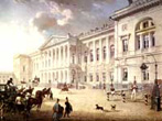 Михайловский дворец. Акварель К.П.Беггрова. 1832 г.
